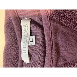 Heirlooms Fleece Pullover Large Cozy Casual Sweatshirt
